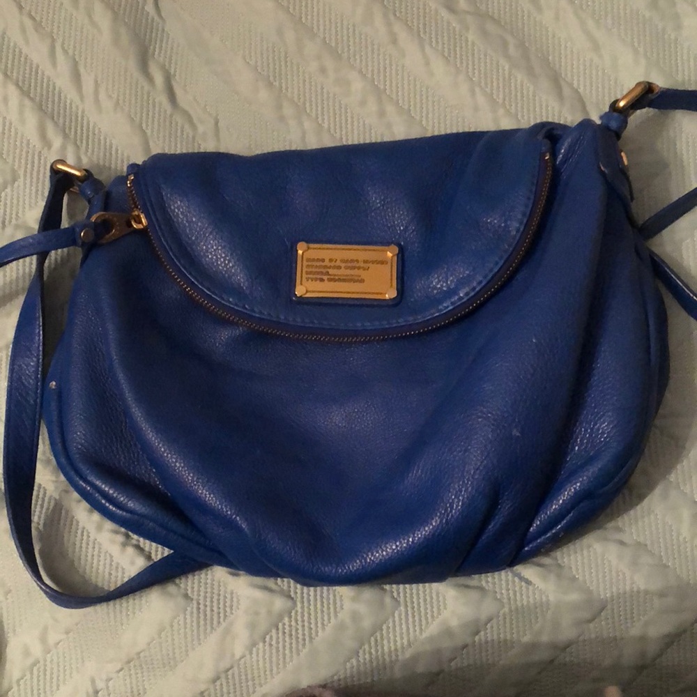 Blue Marc by Marc Jacobs Leather Cross Body Bag